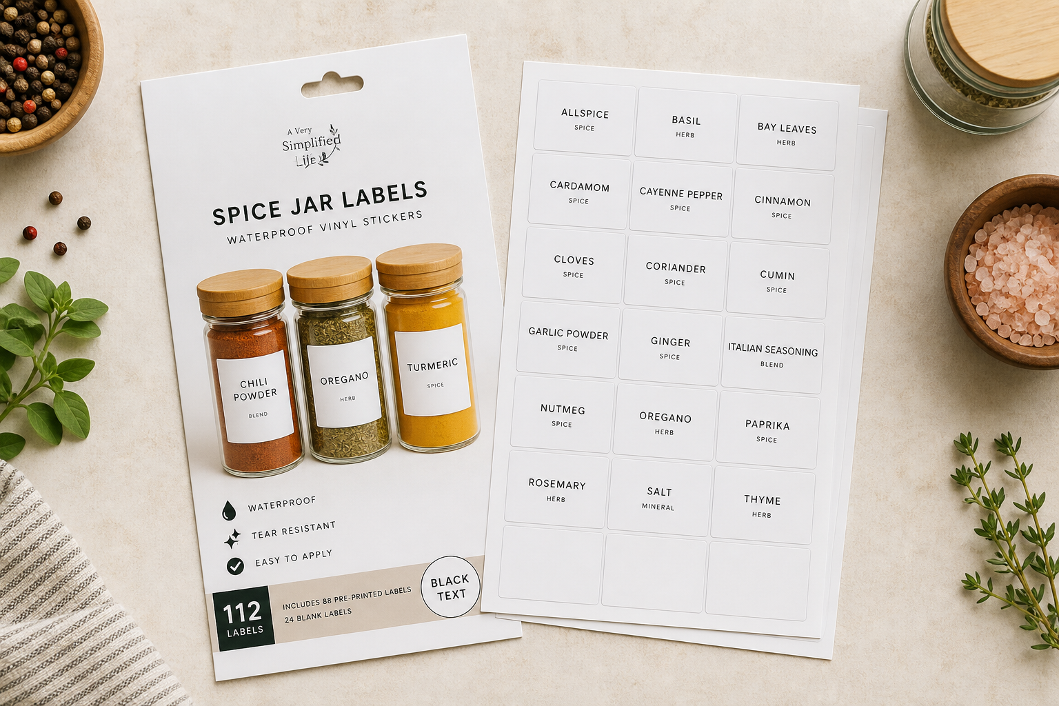 Spice Label Pack